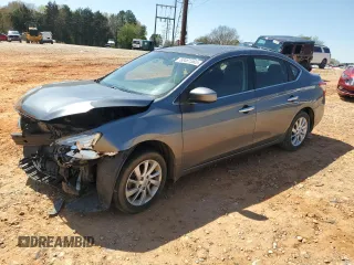 2015 Nissan Sentra SV with VIN 3N1AB7AP8FY314919, listed as a Copart auction lot 50491565 with 142,558 mi miles and Salvage Title. Bid and sale history available at carsss.com. Image 1.