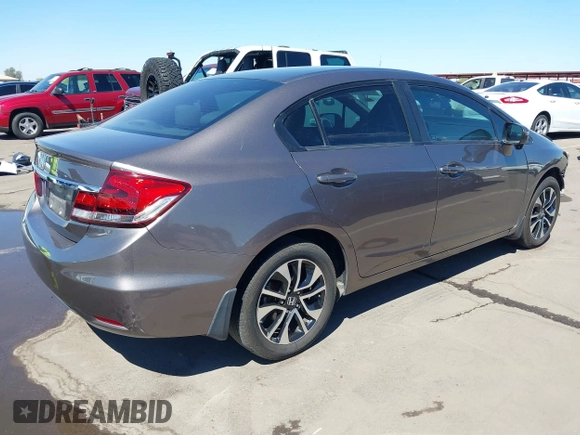 2014 Honda Civic Sedan EX with VIN 19XFB2F84EE082746, listed as a IAAI auction lot 41861197 with 117,332 mi miles. Bid and sale history available at carsss.com. Image 4.