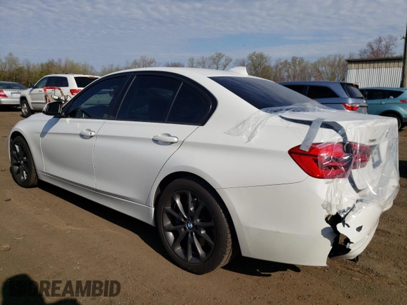 2016 BMW 3 Series 320i xDrive with VIN WBA8E5G51GNT40626, listed as a Copart auction lot 53555795 with 95,446 mi miles and Salvage Title. Bid and sale history available at carsss.com. Image 2.