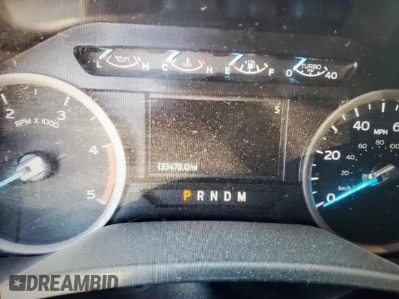 2022 Ford F-250 XL with VIN 1FT7W2BT6NEC15036, listed as a Copart auction lot 43412835 with 133,478 mi miles and Salvage title. Bid and sale history available at DreamBid. Image 9.