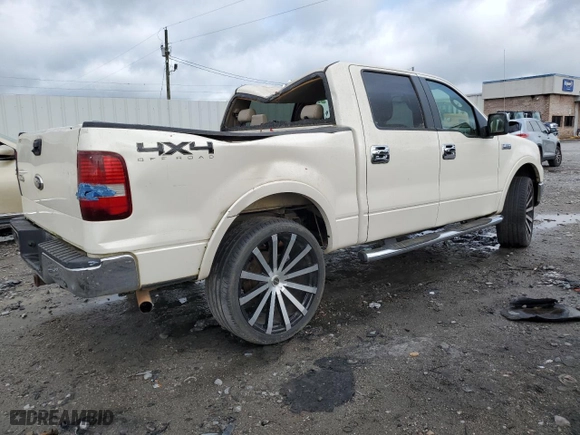 2008 Ford F-150 XLT with VIN 1FTPW14V48FB90869, listed as a Copart auction lot 53634114 with 180,996 mi miles and Salvage Title. Bid and sale history available at carsss.com. Image 3.