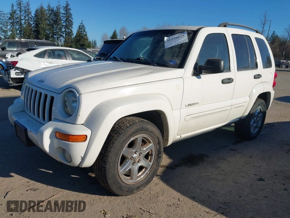 2004 Jeep Liberty Limited with VIN 1J8GL58K34W214825, listed as a IAAI auction lot 41456625 with 210,346 mi miles. Bid and sale history available at carsss.com. Image 2.