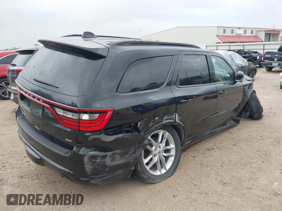 2024 Dodge Durango GT with VIN 1C4RDJDG1RC122712, listed as a IAAI auction lot 41939574 with 47,080 mi miles and . Bid and sale history available at DreamBid. Image 4.