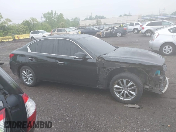 2014 Infiniti Q50 Premium z VIN JN1BV7AR2EM705630, wystawiony jako IAAI lot #42258650 z przebiegiem 109 151 mil mil oraz . Historia ofert i sprzedaży dostępna na DreamBid. Obrazek 13.