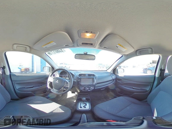 2019 Mitsubishi Mirage ES z VIN ML32A3HJ1KH004957, wystawiony jako Copart lot #53801775 z przebiegiem 56 068 mil mil oraz Szkoda całkowita • Salvage title. Historia ofert i sprzedaży dostępna na DreamBid. Obrazek 14.