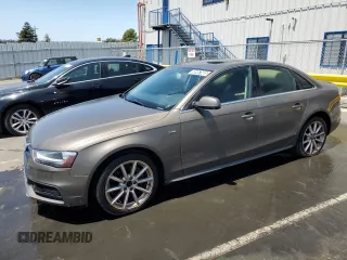 2014 Audi A4 Premium Plus with VIN WAUFFAFL3EA084927, listed as a Copart auction lot 59957605 with 141,044 mi miles and Clean title. Bid and sale history available at DreamBid. Image 1.