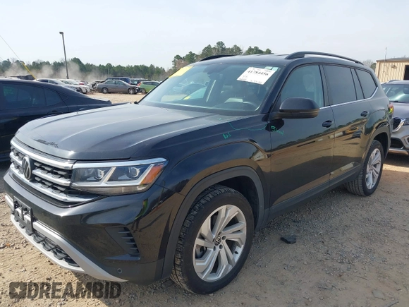 2021 Volkswagen Atlas 3.6L V6 SE w/Technology with VIN 1V2HR2CA9MC578058, listed as a IAAI auction lot 41784456 with 90,920 mi miles. Bid and sale history available at carsss.com. Image 18.