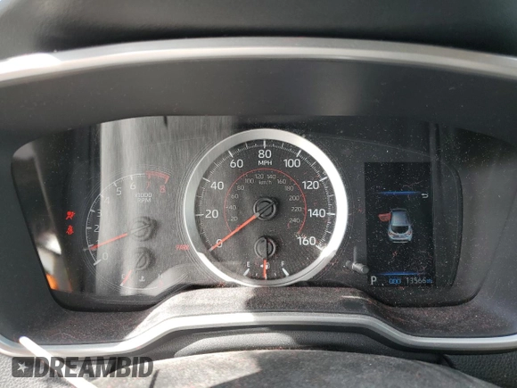 2022 Toyota Corolla Hatchback SE with VIN JTND4MBE2N3159531, listed as a Copart auction lot 76120904 with 13,566 mi miles and Salvage Title. Bid and sale history available at carsss.com. Image 9.