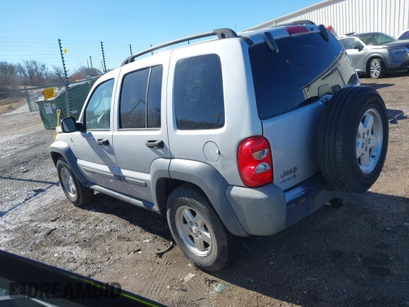 2005 Jeep Liberty Sport with VIN 1J4GL48K25W571751, listed as a IAAI auction lot 41735123 with 145,478 mi miles and . Bid and sale history available at DreamBid. Image 3.