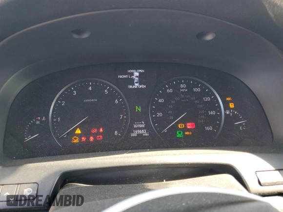 2014 Lexus LS 460 with VIN JTHCL5EFXE5021526, listed as a Copart auction lot 64903394 with 169,683 mi miles and Clean title. Bid and sale history available at DreamBid. Image 9.