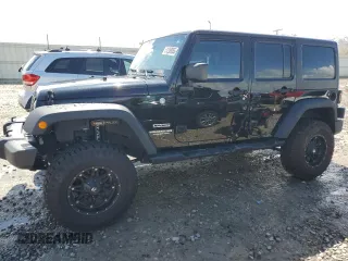 2012 Jeep Wrangler Unlimited Sport with VIN 1C4BJWDG1CL285035, listed as a Copart auction lot 51269065 with 118,327 mi miles and Salvage Title. Bid and sale history available at carsss.com. Image 1.