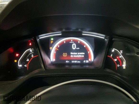 2021 Honda Civic Sport with VIN SHHFK7H4XMU416194, listed as a Copart auction lot 52067225 with 101,481 mi miles and Clean Title. Bid and sale history available at DreamBid. Image 9.