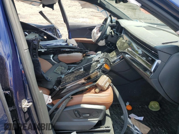 2023 Audi Q7 Premium Plus with VIN WA1LCBF79PD009300, listed as a Copart auction lot 59092955 with Not provided miles and Salvage title. Bid and sale history available at DreamBid. Image 7.