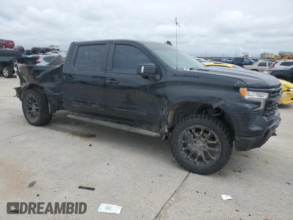 2023 Chevrolet Silverado 1500 RST with VIN 3GCUDEE83PG311025, listed as a Copart auction lot 70839424 with 40,519 mi miles and Salvage Title. Bid and sale history available at carsss.com. Image 4.