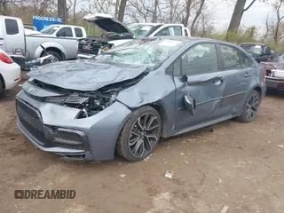 2020 Toyota Corolla SE with VIN JTDS4RCE6LJ013794, listed as a IAAI auction lot 40849373 with 58,814 mi miles. Bid and sale history available at carsss.com. Image 17.