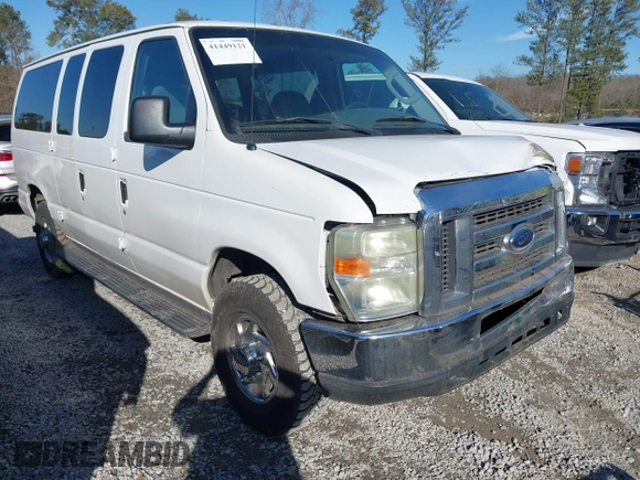 2008 Ford Econoline Passenger XL with VIN 1FBNE31L48DA90229, listed as a IAAI auction lot 41449121 with 223,130 mi miles and . Bid and sale history available at carsss.com. Image 1.