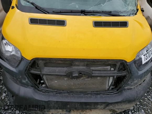 2021 Ford Transit Cargo with VIN 1FTBR1X88MKA46413, listed as a Copart auction lot 73707474 with 91,829 mi miles and Salvage Title. Bid and sale history available at DreamBid. Image 12.