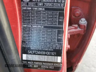 2008 Land Rover LR2 HSE with VIN SALFT24N58H061921, listed as a Copart auction lot 47489565 with 150,141 mi miles and Salvage Title. Bid and sale history available at DreamBid. Image 15.