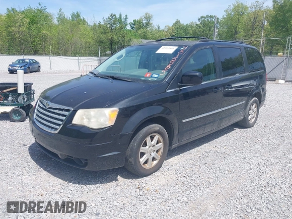 2010 Chrysler Town & Country Touring with VIN 2A4RR5D11AR102714, listed as a IAAI auction lot 42015585 with 176,216 mi miles. Bid and sale history available at carsss.com. Image 2.