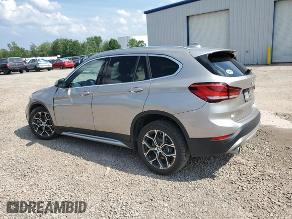 2021 BMW X1 xDrive28i with VIN WBXJG9C09M5S52289, listed as a Copart auction lot 64413105 with Not provided miles and Salvage title. Bid and sale history available at DreamBid. Image 2.