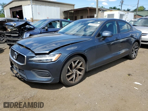2020 Volvo S60 Momentum with VIN 7JR102FK2LG045625, listed as a Copart auction lot 64000994 with 50,014 mi miles and Salvage Title. Bid and sale history available at carsss.com. Image 1.