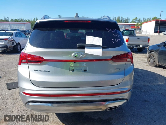 2023 Hyundai Santa Fe Calligraphy with VIN 5NMS54AL2PH560512, listed as a IAAI auction lot 39492126 with 6,379 mi miles and . Bid and sale history available at DreamBid. Image 17.