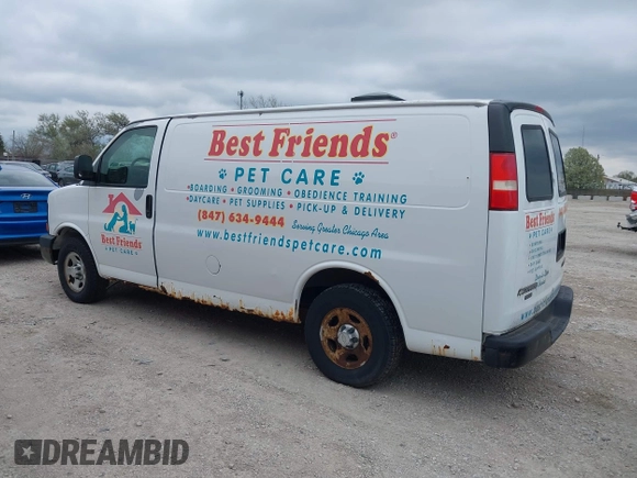 2006 Chevrolet Express Cargo with VIN 1GCFG15X661200384, listed as a IAAI auction lot 39232859 with 131,530 mi miles and . Bid and sale history available at DreamBid. Image 3.