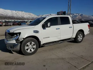 2017 Nissan Titan SV with VIN 1N6AA1E53HN533161, listed as a Copart auction lot 47415545 with 123,464 mi miles and Salvage Title. Bid and sale history available at DreamBid. Image 1.