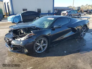 2023 Chevrolet Corvette 1LT with VIN 1G1YA2D45P5133318, listed as a Copart auction lot 46748855 with 33,786 mi miles and Salvage Title. Bid and sale history available at carsss.com. Image 1.