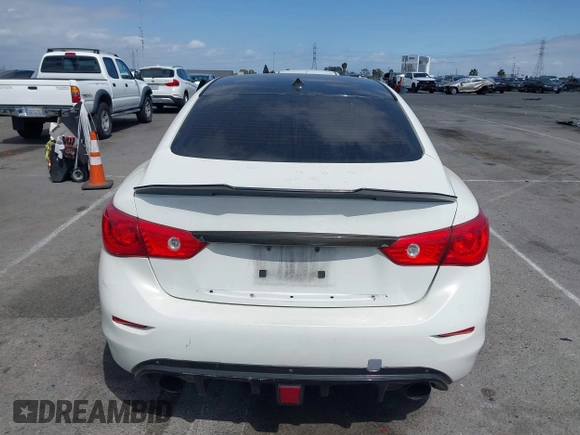 2014 Infiniti Q50 Sport with VIN JN1BV7AP5EM677112, listed as a IAAI auction lot 42108372 with 151,525 mi miles and . Bid and sale history available at DreamBid. Image 15.