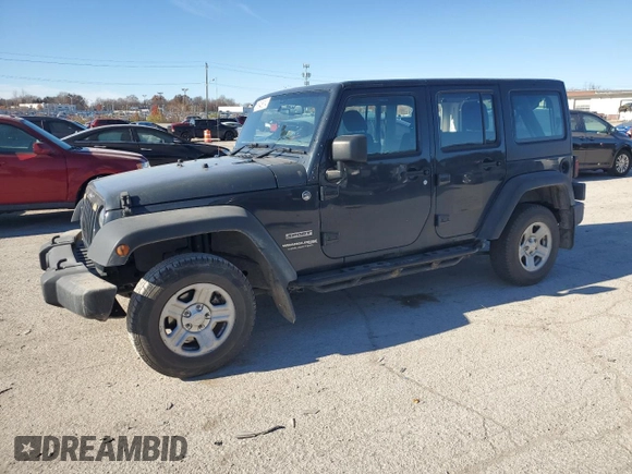 2018 Jeep Wrangler JK Unlimited Sport RHD with VIN 1C4BJWKG4JL872507, listed as a Copart auction lot 81948614 with 157,645 mi miles and Salvage Title. Bid and sale history available at carsss.com. Image 1.