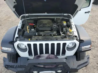 2018 Jeep Wrangler Unlimited Rubicon z VIN 1C4HJXFN3JW176213, wystawiony jako Copart lot #53963755 z przebiegiem 53 094 mil mil oraz Szkoda całkowita • Salvage title. Historia ofert i sprzedaży dostępna na DreamBid. Obrazek 12.