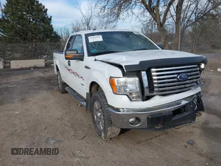 2011 Ford F-150 XL with VIN 1FTFX1ET5BFD23605, listed as a IAAI auction lot 38740666 with 117,771 mi miles. Bid and sale history available at carsss.com. Image 1.