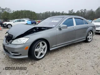 2010 Mercedes-Benz S 550 with VIN WDDNG7BB1AA350327, listed as a Copart auction lot 46412375 with 149,585 mi miles and Salvage Title. Bid and sale history available at DreamBid. Image 1.