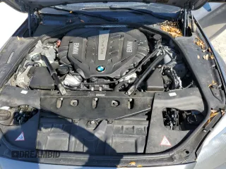 2013 BMW 6 Series 650i with VIN WBAYM9C57DDW20035, listed as a Copart auction lot 47051175 with 96,315 mi miles and Salvage Title. Bid and sale history available at carsss.com. Image 11.