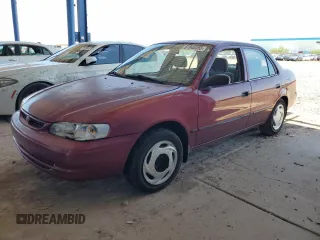 2000 Toyota Corolla VE with VIN 1NXBR12E9YZ374197, listed as a Copart auction lot 61945355 with 212,624 mi miles and Salvage title. Bid and sale history available at DreamBid. Image 1.