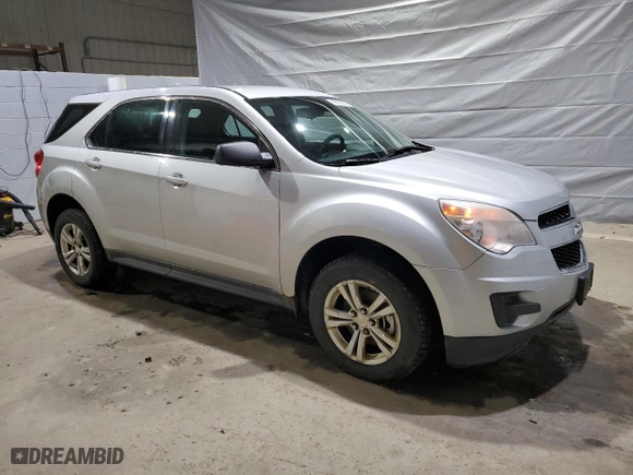 2013 Chevrolet Equinox LS with VIN 2GNALBEK5D1204537, listed as a Copart auction lot 49983505 with 169,480 mi miles and Clean Title. Bid and sale history available at carsss.com. Image 4.