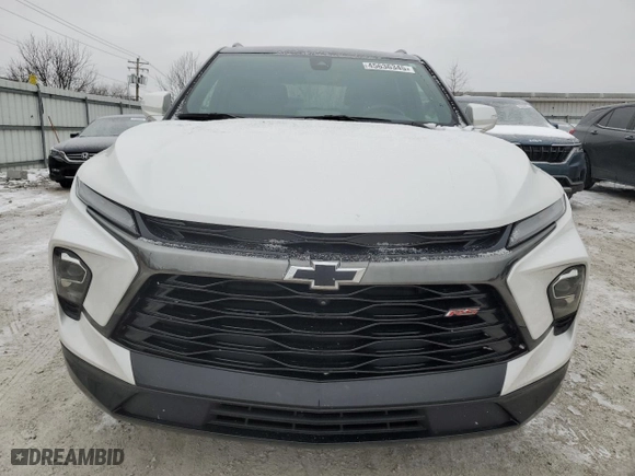 2023 Chevrolet Blazer RS with VIN 3GNKBERS1PS233335, listed as a Copart auction lot 45636345 with 10,615 mi miles and Salvage Title. Bid and sale history available at carsss.com. Image 5.