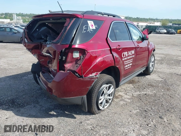 2016 Chevrolet Equinox LT with VIN 2GNFLFEKXG6305156, listed as a IAAI auction lot 42139332 with Not Provided miles and . Bid and sale history available at DreamBid. Image 4.
