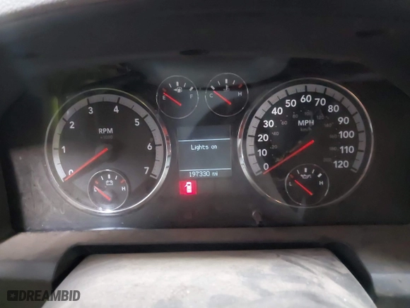2009 Dodge Ram 1500 SLT with VIN 1D3HV18P39S760198, listed as a IAAI auction lot 41663358 with 197,330 mi miles. Bid and sale history available at carsss.com. Image 7.