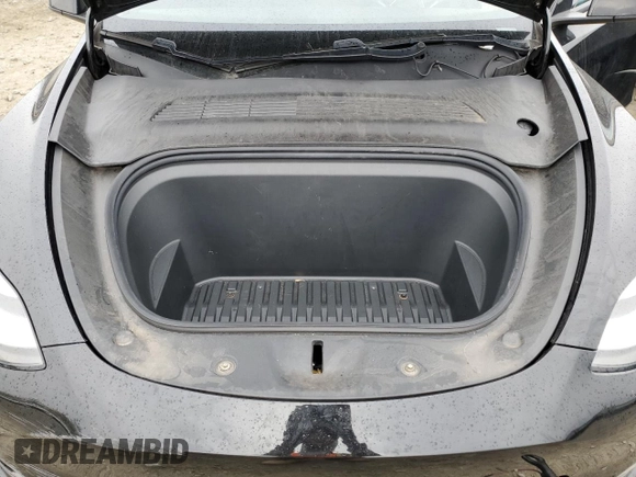 2020 Tesla Model Y Long Range with VIN 5YJYGDEE0LF045391, listed as a Copart auction lot 45642765 with 53,964 mi miles and Salvage Title. Bid and sale history available at DreamBid. Image 11.