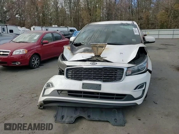2020 Kia Sedona LX with VIN KNDMB5C17L6587179, listed as a Copart auction lot 79199174 with Not Provided miles and Salvage Title. Bid and sale history available at DreamBid. Image 12.