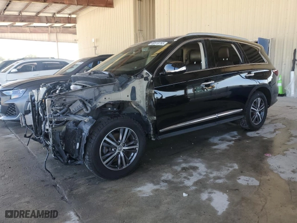 2019 Infiniti QX60 LUXE with VIN 5N1DL0MM7KC521610, listed as a Copart auction lot 48518765 with NaN miles and Salvage Title. Bid and sale history available at carsss.com. Image 1.
