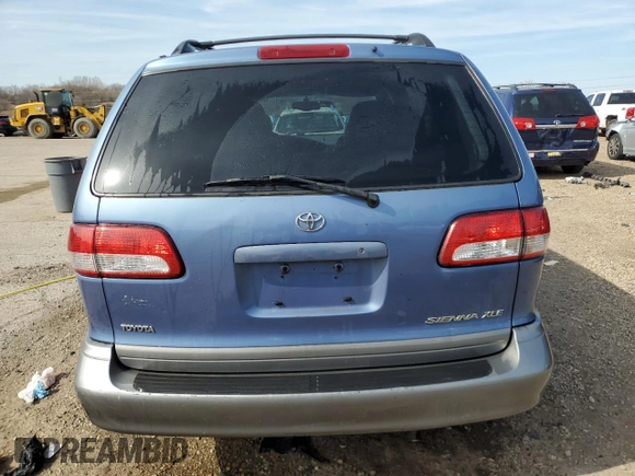 2001 Toyota Sienna LE с VIN 4T3ZF13C31U394706, выставлен на аукционе Copart как лот 53117085 с пробегом 442 397 миль миль и Списание • Salvage title. История ставок и продаж доступна на DreamBid. Изображение 6.