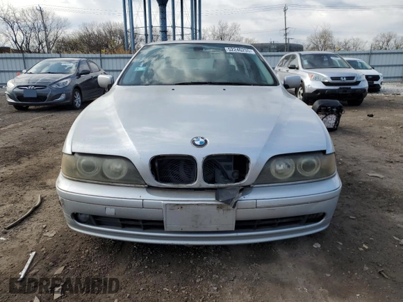 2002 BMW 5 Series 530iA with VIN WBADT63482CH93799, listed as a Copart auction lot 52246255 with 0 mi miles and Clean Title. Bid and sale history available at carsss.com. Image 6.