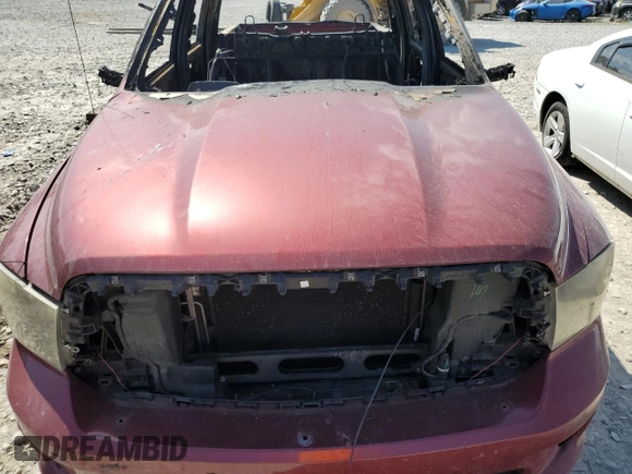2014 Ram 1500 Express with VIN 3C6RR7KT2EG293407, listed as a Copart auction lot 62673154 with 0 mi miles and Salvage Title. Bid and sale history available at carsss.com. Image 11.