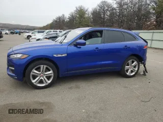 2018 Jaguar F-Pace with VIN SADCL2FN2JA286081, listed as a Copart auction lot 84622714 with 49,011 mi miles and Salvage title. Bid and sale history available at DreamBid. Image 1.