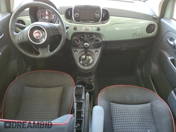 2017 FIAT 500 Pop with VIN 3C3CFFKRXHT548035, listed as a Copart auction lot 60528075 with 92,427 mi miles and Clean title. Bid and sale history available at DreamBid. Image 8.