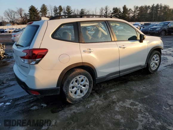 2021 Subaru Forester with VIN JF2SKADC4MH444763, listed as a Copart auction lot 42587325 with 72,668 mi miles and Salvage Title. Bid and sale history available at carsss.com. Image 3.