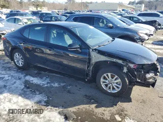 2025 Toyota Camry LE with VIN 4T1DAACK1SU522810, listed as a Copart auction lot 45530925 with 6,339 mi miles and Salvage Title. Bid and sale history available at carsss.com. Image 4.